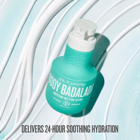 Sol de Janeiro open cap and dispenser revealing lightweight texture and ease of use