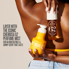Close-up of Sol de Janeiro label and ingredients list showing transparency and product info