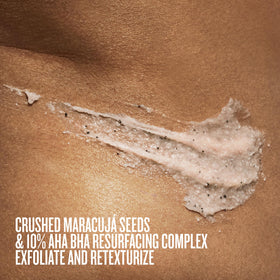 Sol de Janeiro open jar with scrub visible conveying creamy rinse-off finish