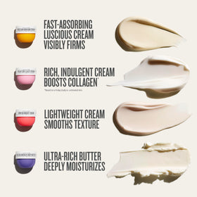 Sol de Janeiro Bom Dia Bright cream pumped onto hand showing lightweight smoothing texture