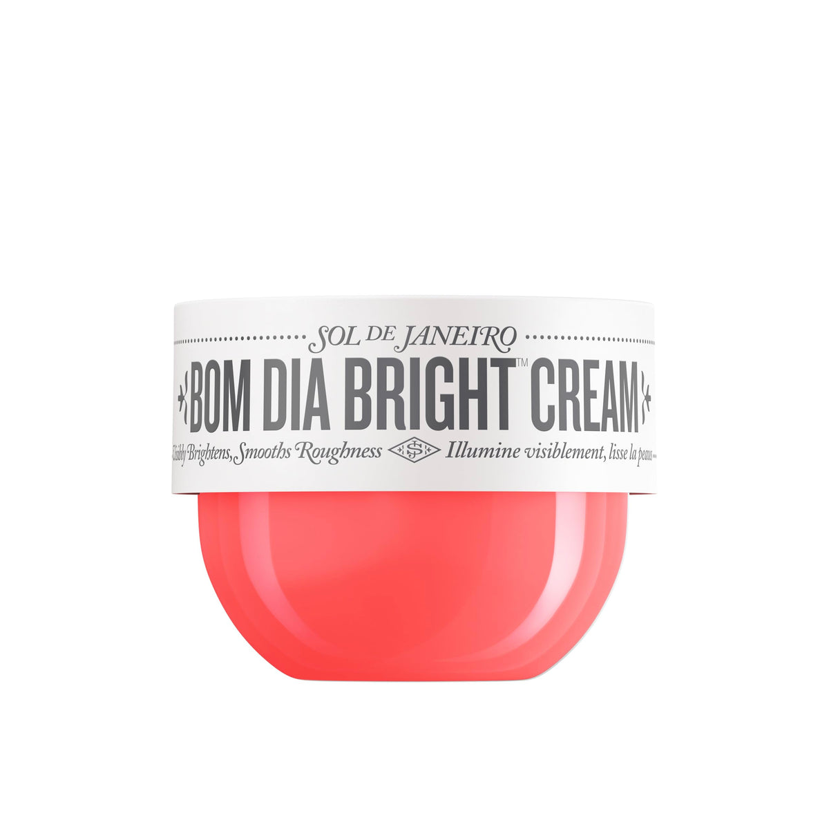 Sol de Janeiro front packaging tube showing product name and travel size benefit