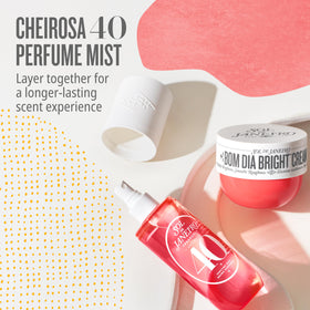 Sol de Janeiro ingredients display with AHAs and emollients highlighting brightening effect
