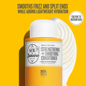 Sol de Janeiro conditioner cream close-up smoothing hair cuticle