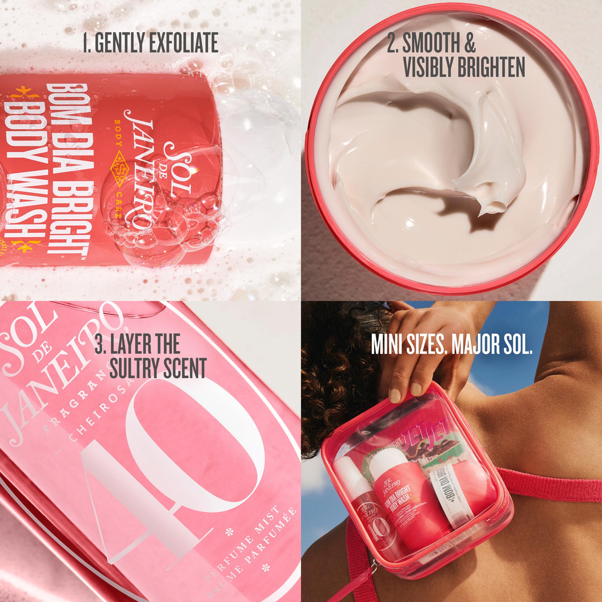 Sol de Janeiro bright cream texture swatch highlighting smooth, exfoliating benefit