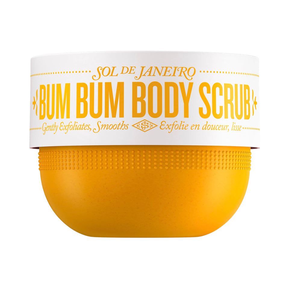 Sol de Janeiro jar front view showing packaging and brand benefit of invigorating scent