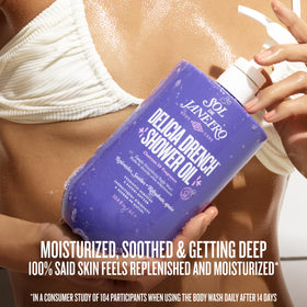 Sol de Janeiro ingredients label close-up highlighting key moisturizing actives