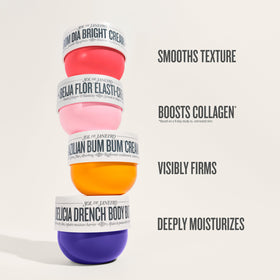 Sol de Janeiro scent notes flatlay with plum and vanilla visuals highlighting comforting fragrance