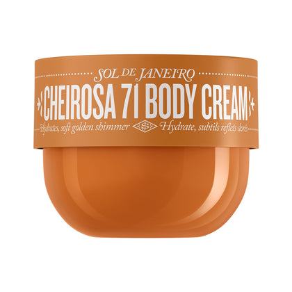 Sol de Janeiro front jar packaging showing product and warm glow benefit