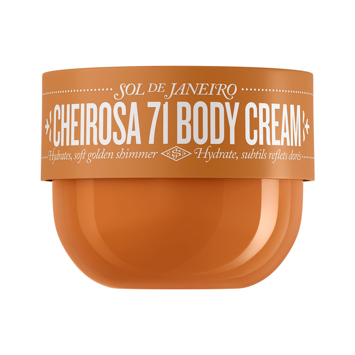 Sol de Janeiro front jar packaging showing product and warm glow benefit