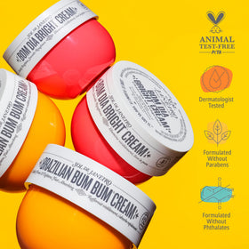 Sol de Janeiro jar label and ingredient list detail emphasizing key active ingredients