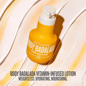 Sol de Janeiro mist spray being applied to skin for immediate scent boost