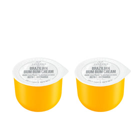 Sol de Janeiro refill front packaging showing twin pods and benefits