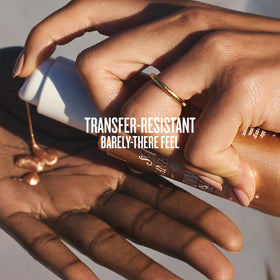 Sol de Janeiro oil texture drop on skin showing fine shimmer for natural sunlit glow