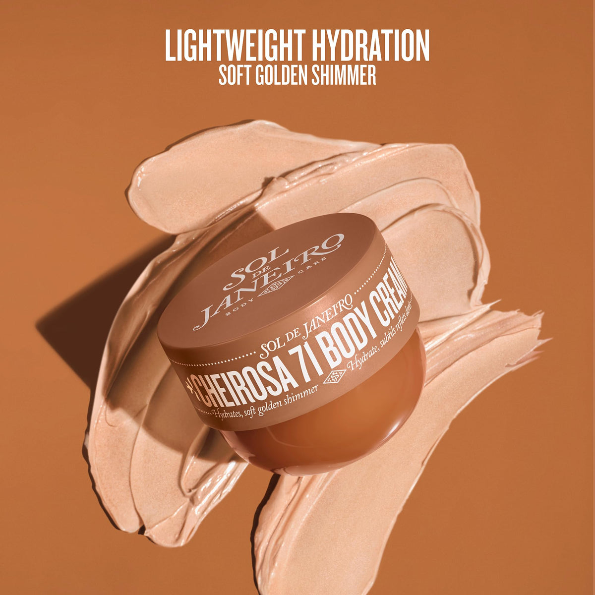 Sol de Janeiro creamy texture close-up highlighting quick-absorbing hydration