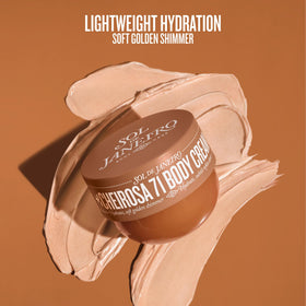 Sol de Janeiro creamy texture close-up highlighting quick-absorbing hydration