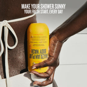 Sol de Janeiro paired with Bum Bum Cream showing layering for longer scent