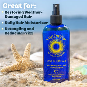 Solar Recover texture close-up highlighting lightweight formula and absorption