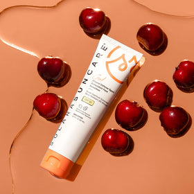 Solara Suncare texture close-up demonstrating smooth, dewy finish