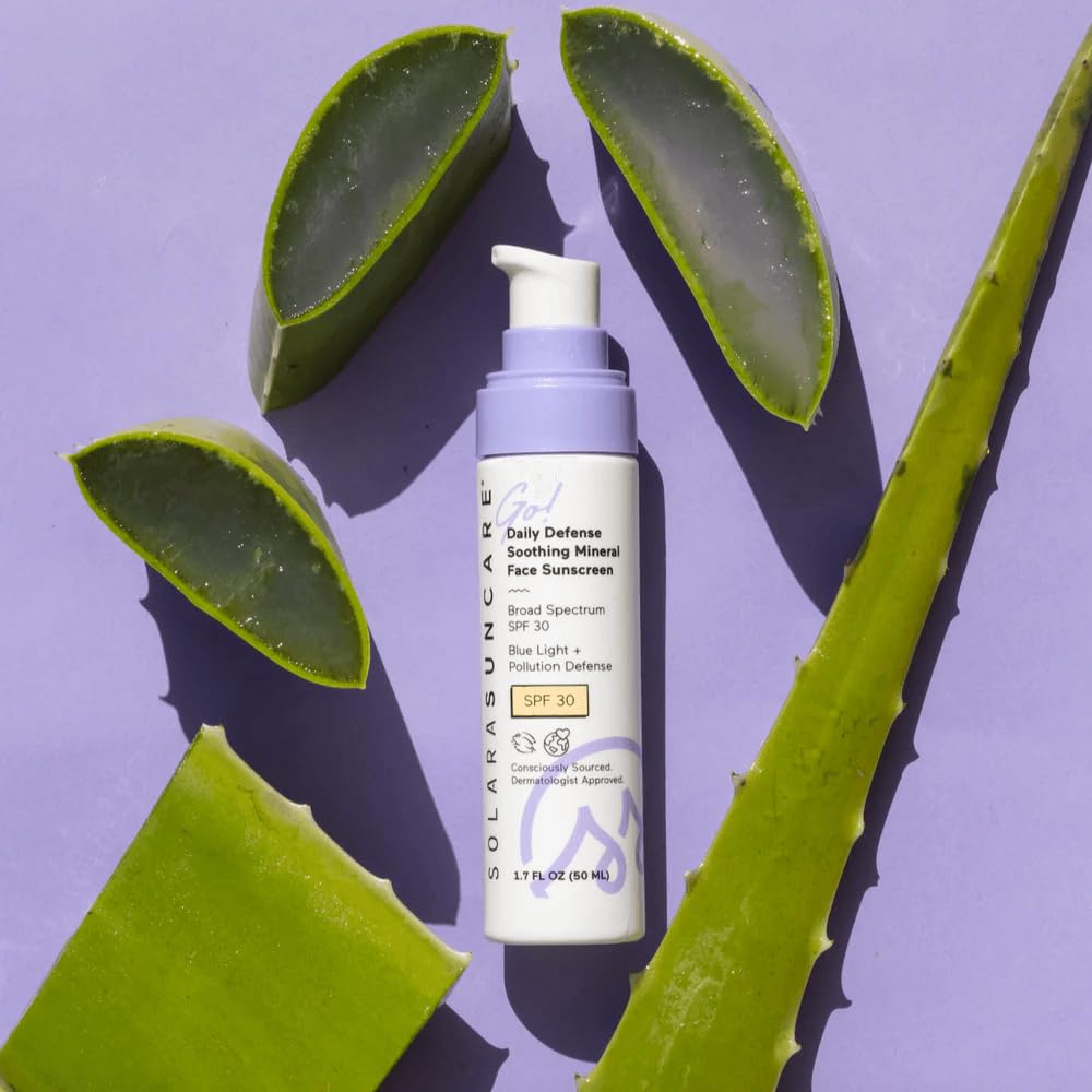 Solara Suncare cream texture close-up illustrating lightweight spreadability