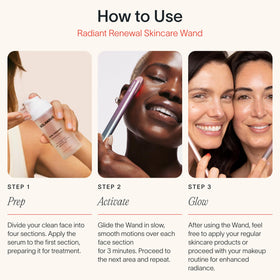 Solawave serum on bathroom counter in lifestyle scene promoting daily skincare integration