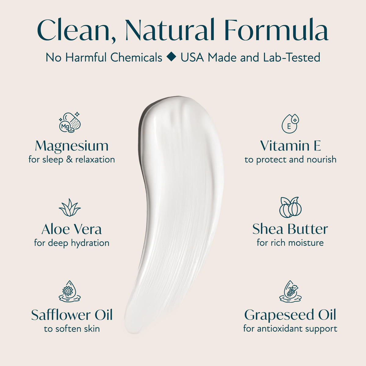 Hands applying Solinia cream to show easy spread and immediate skin comfort
