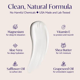 Solinia applied to foot demonstrating easy massage and nightly ritual
