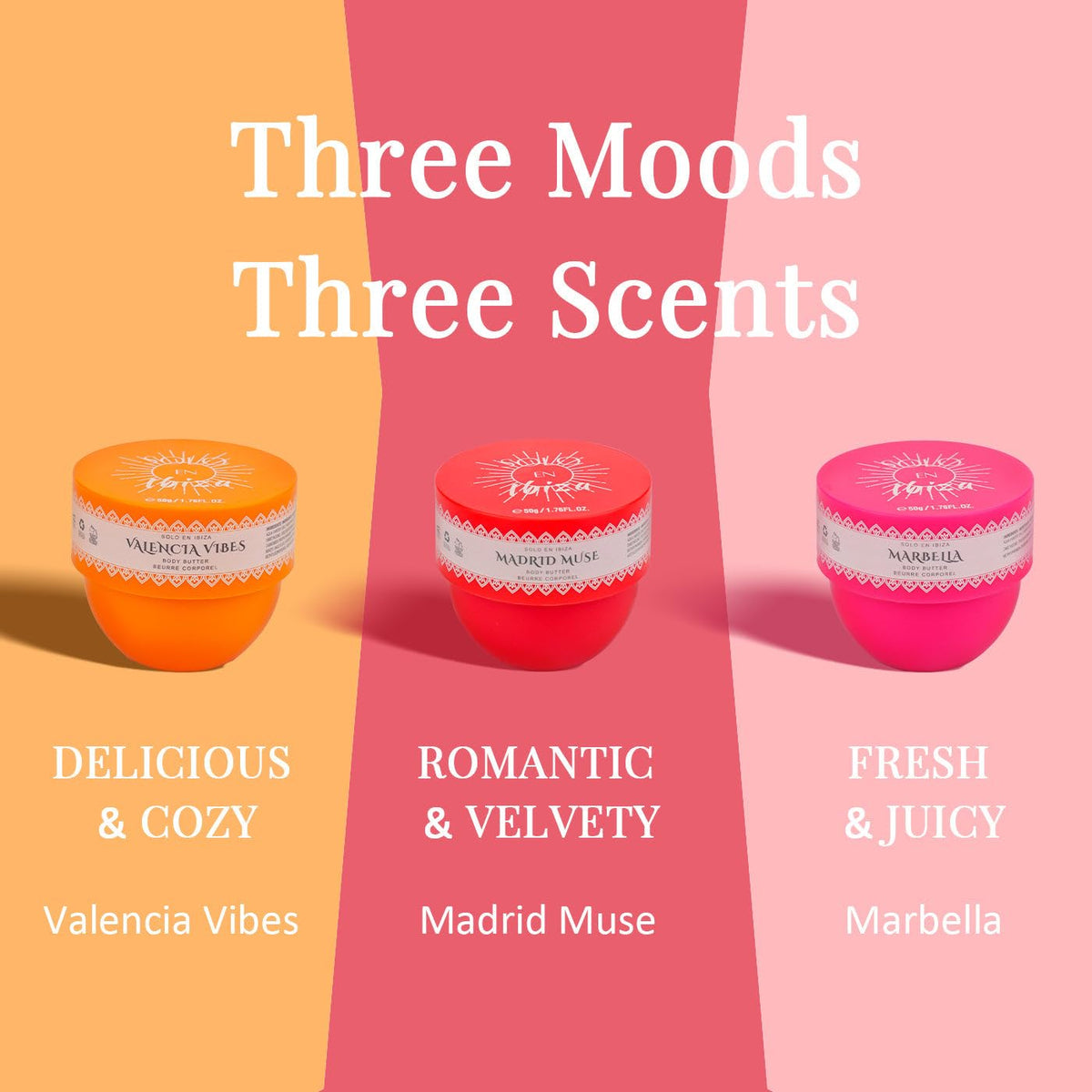 Solo en Ibiza Madrid Muse jar detail with label visible and creamy texture, luxurious hydration