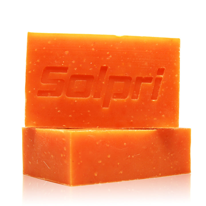 Solpri front packaging showing two bars and clear branding for easy recognition