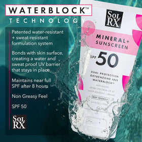 Applying SolRX on face before run for comfortable, non-greasy protection