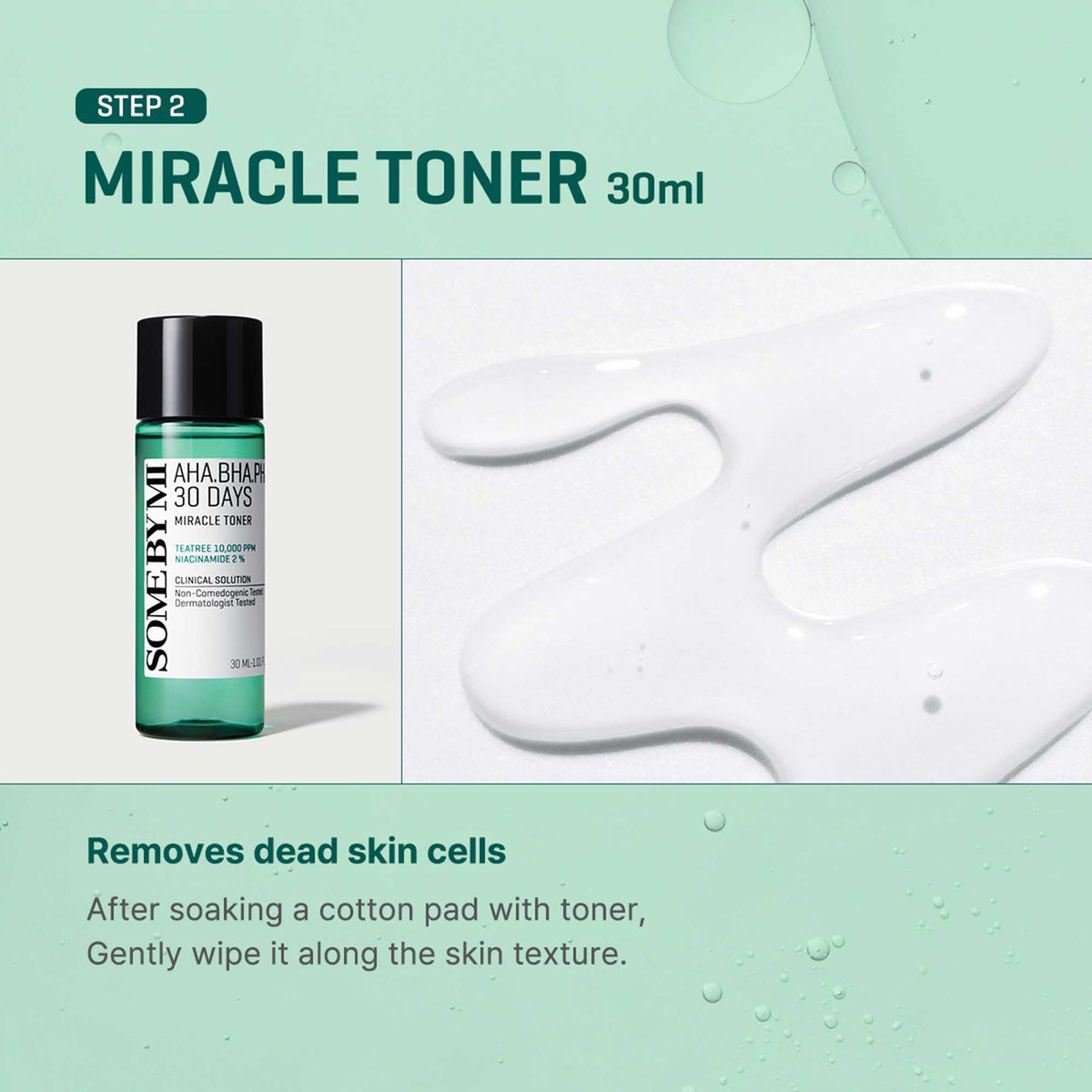 SOME BY MI foam tube dispensed lather demonstrating gentle cleansing and calm