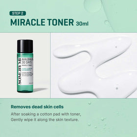 SOME BY MI foam tube dispensed lather demonstrating gentle cleansing and calm