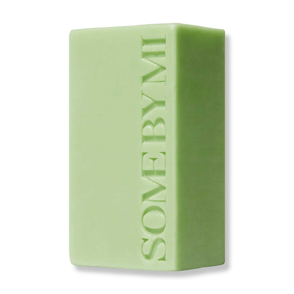 SOME BY MI front packaging showing cleansing bar and benefits