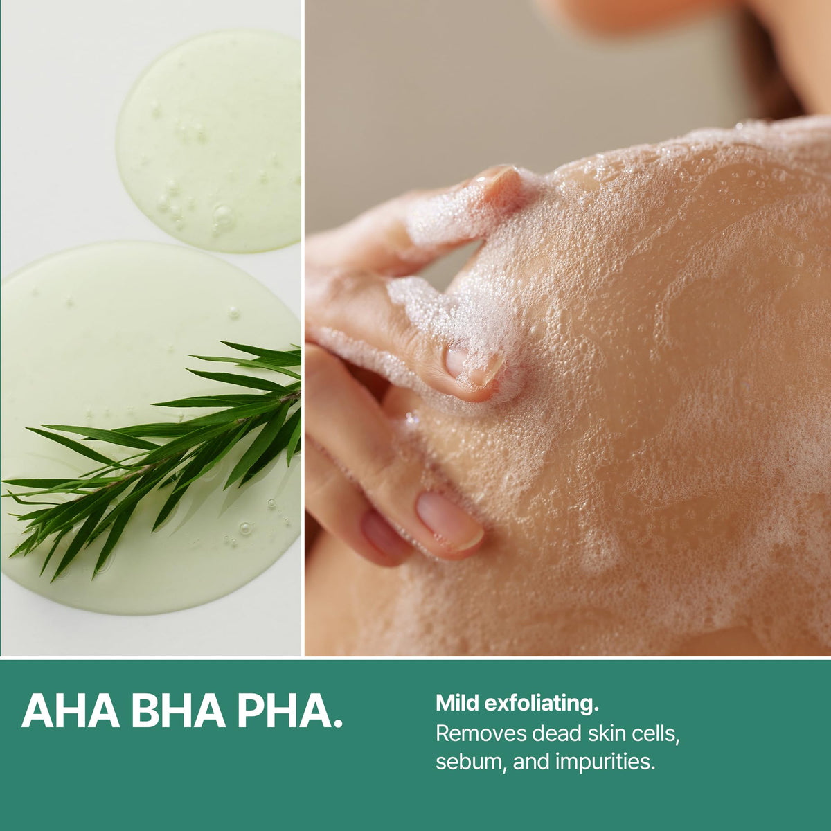 SOME BY MI ingredient label zoom showing exfoliant blend