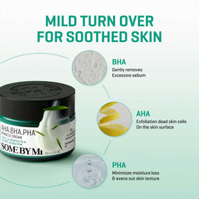 SOME BY MI label close-up showing key actives like AHA BHA PHA and centella