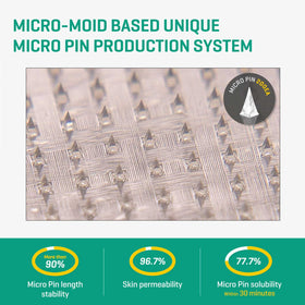 SOME BY MI patch applied on cheek demonstrating discreet protection