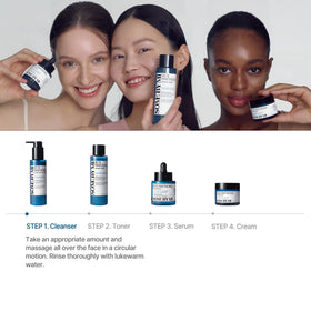 SOME BY MI product with visual amino acid icons signaling hydration support