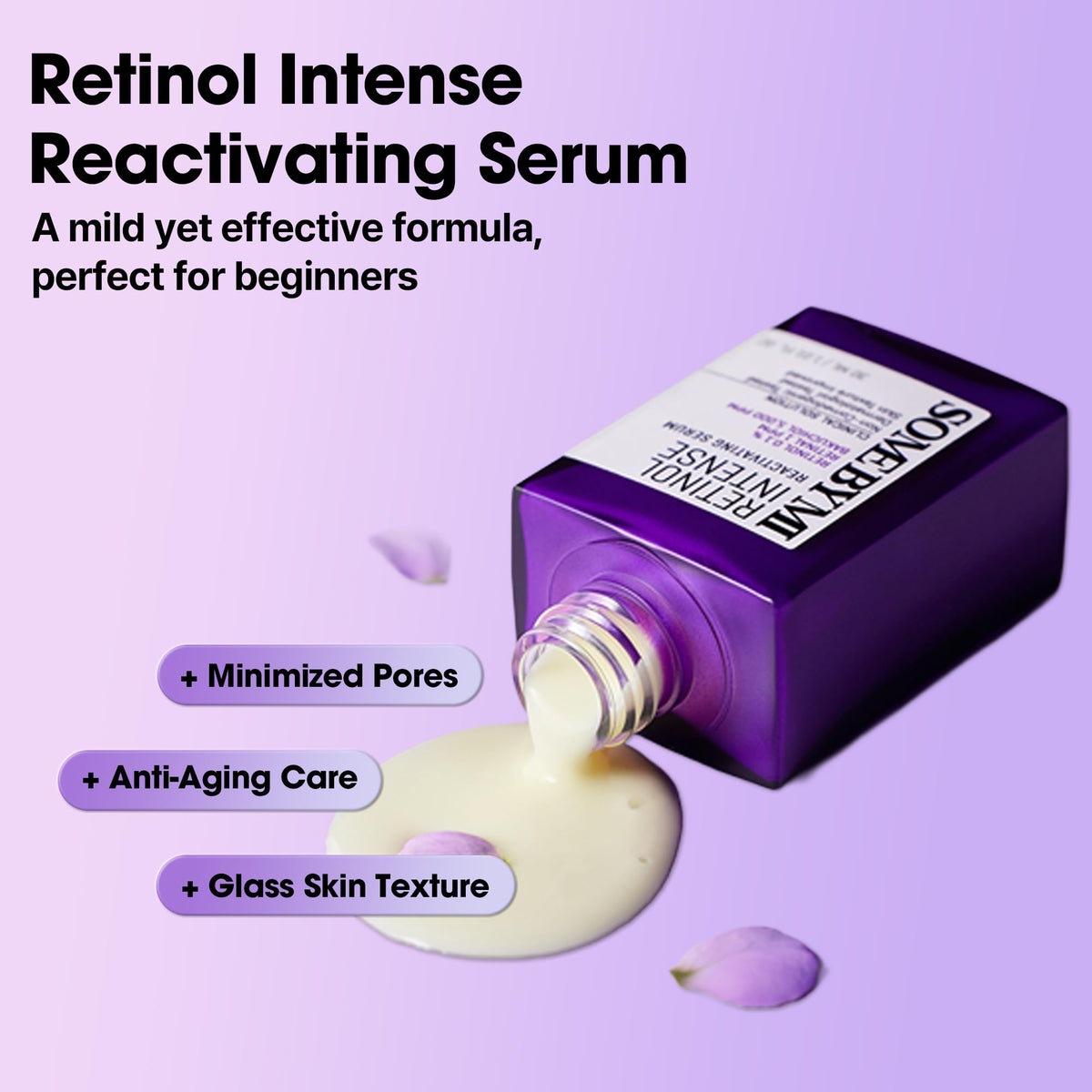 SOME BY MI texture closeup highlighting lightweight serum consistency and absorption