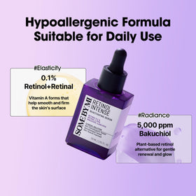 SOME BY MI applying serum at night to illustrate evening routine and barrier support