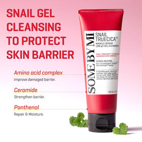SOME BY MI hands applying cleanser for gentle, thorough cleanse