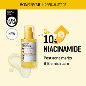 SOME BY MI close-up of serum texture highlighting lightweight, fast-absorbing formula
