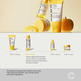 SOME BY MI toner on bathroom shelf in routine, lifestyle radiance benefit