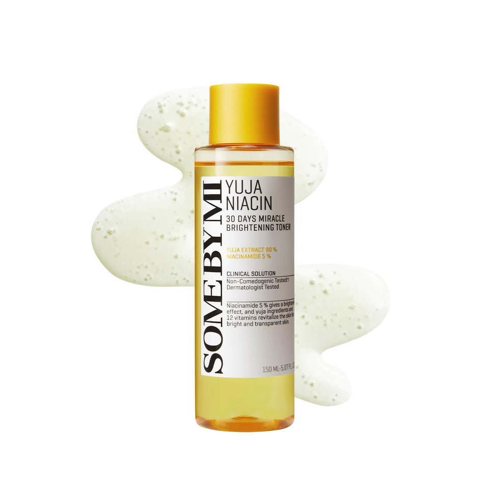 SOME BY MI front bottle showing label and size, clear brightening benefit