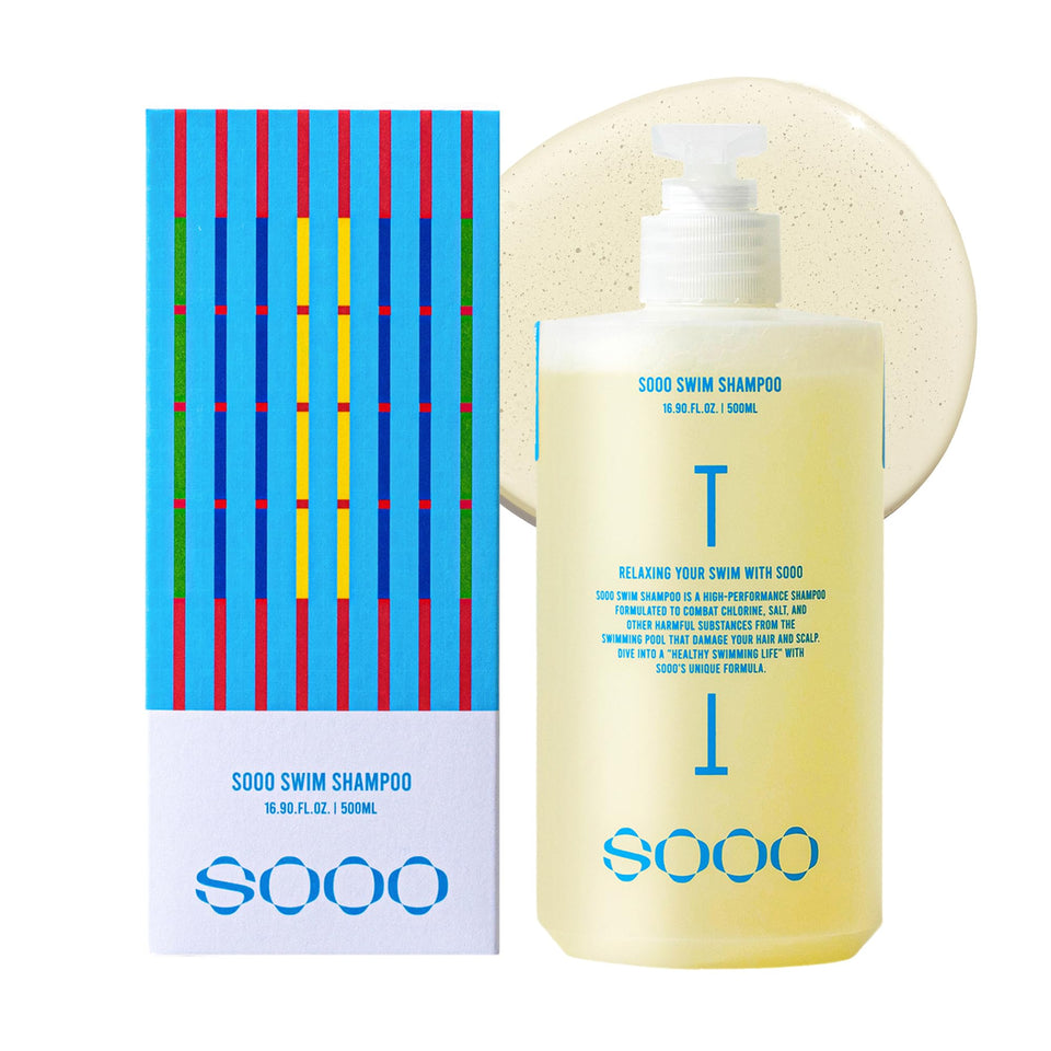 SOOO front bottle showing label and size benefits for swimmers