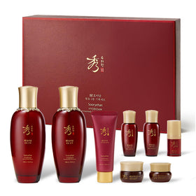 Sooryehan front packaging showing full Hyobidam gift set and presentation benefit