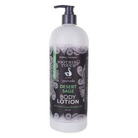 Soothing Touch front packaging showing 32 oz bottle and label benefits