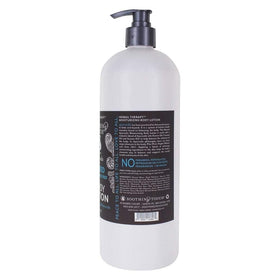Soothing Touch in a bathroom setting demonstrating easy pump use and everyday moisturization