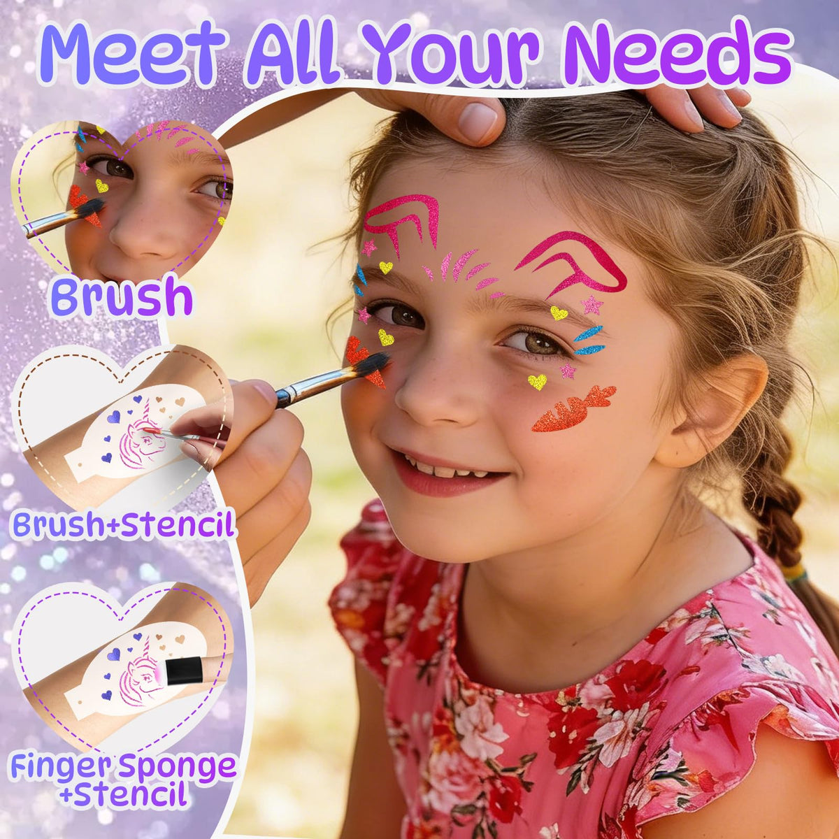 SOOVSY adhesive gems and sticker stencils adding sparkle and quick details
