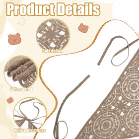 Sorcristy beige bandana tied around bun, lightweight comfort and boho look