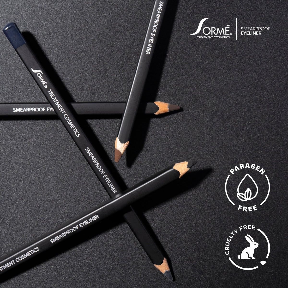 SORMÉ pencil next to ruler showing length and size for travel convenience