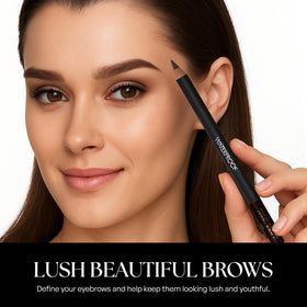 SORMÉ applied on model brows for natural fullness and long-lasting wear